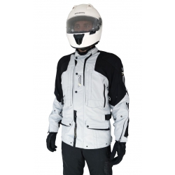 TEKSTYLNA KURTKA z poduszką powietrzną HELITE Touring B Grey